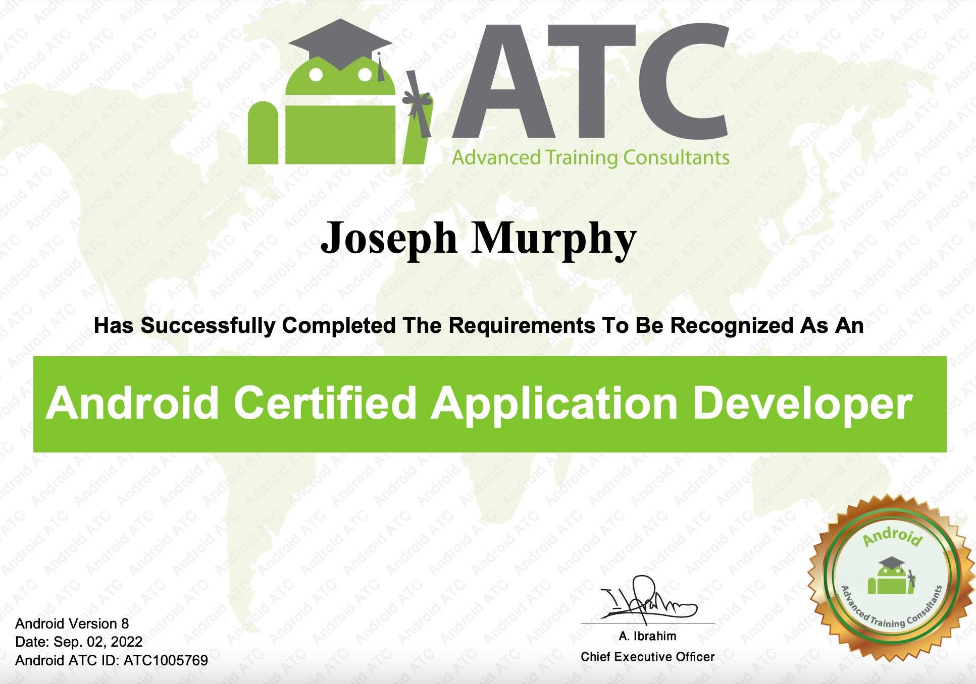 Android Certified Application Developer